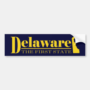 Delaware Gold Bumper Sticker