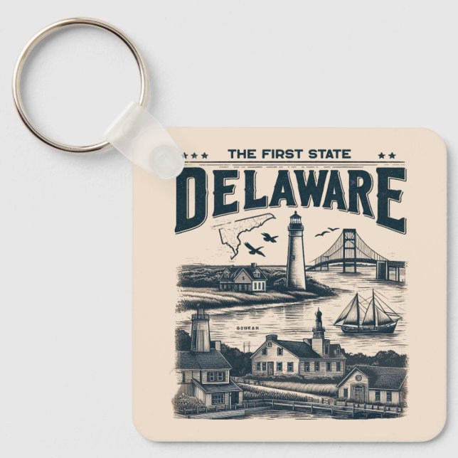 Delaware Keychain (Front)
