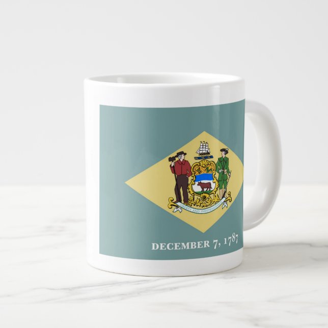 Delaware Large Coffee Mug (Front Right)