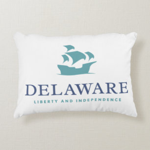 Delaware Liberty and Independence Decorative Pillow