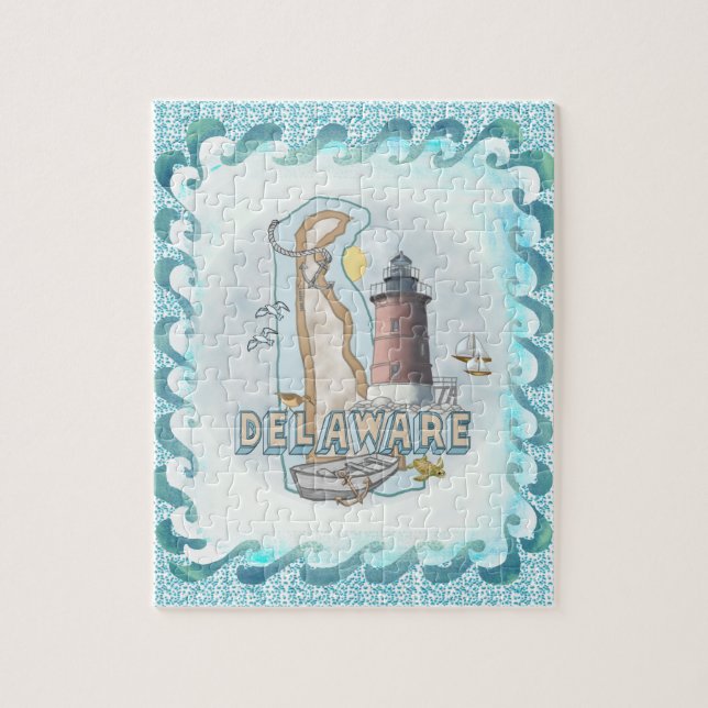 Delaware Lighthouse Jigsaw Puzzle (Vertical)