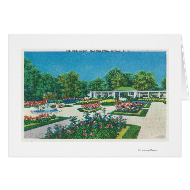 Delaware Park Rose Garden View (Front Horizontal)
