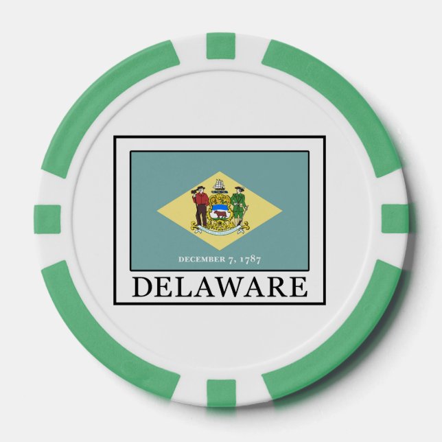 Delaware Poker Chips (Front)