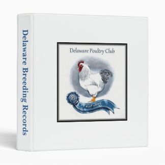 Delaware Poultry Club Breeding Record Binder