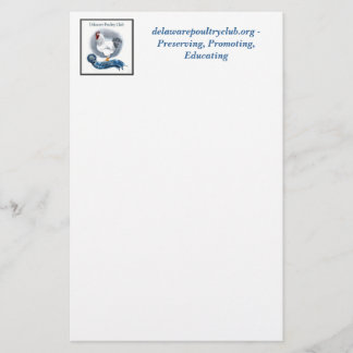 Delaware Poultry Club Stationary style 1 Stationery