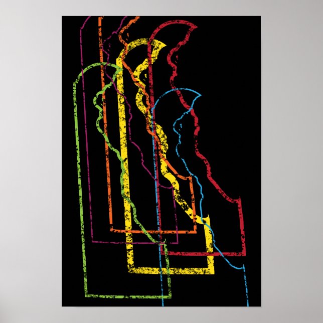 delaware pride blur poster (Front)