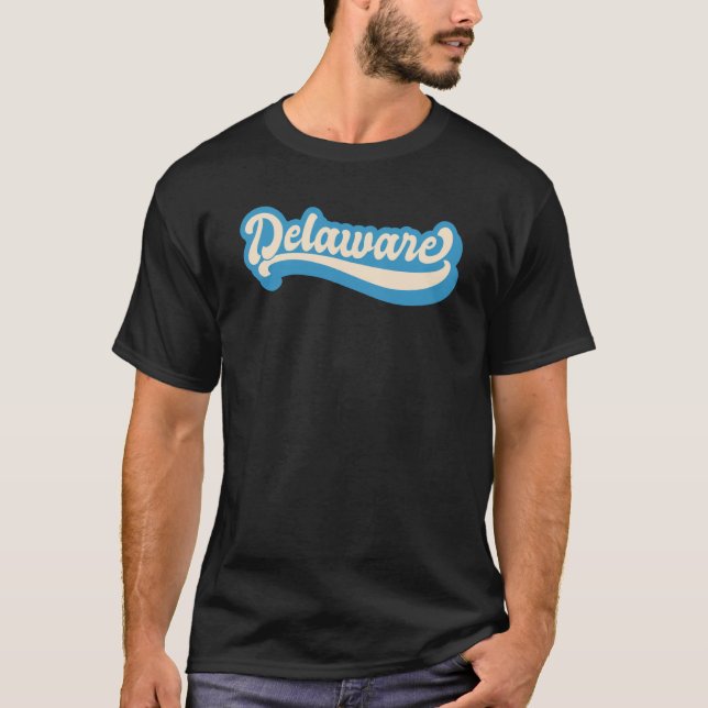 Delaware Retro T-Shirt (Front)