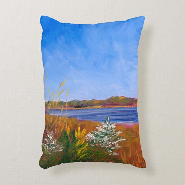 Delaware River Accent Pillow (Front(Vertical))