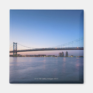 Delaware River, Ben Franklin Bridge Magnet
