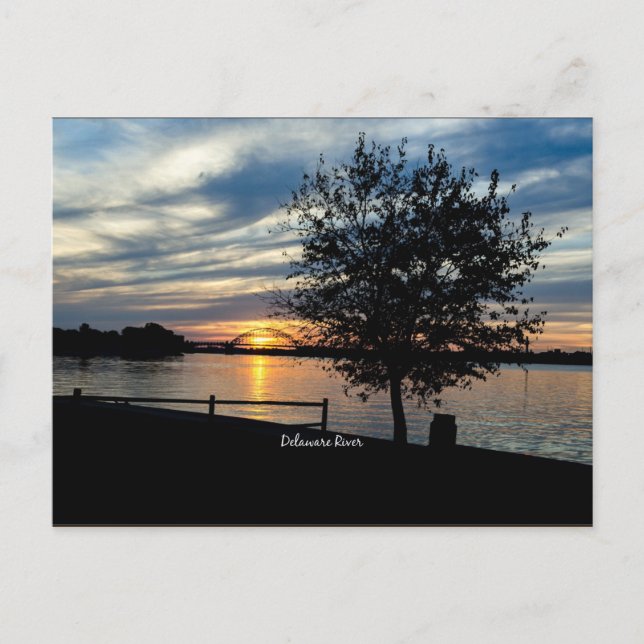 Delaware River Postcard (Front)