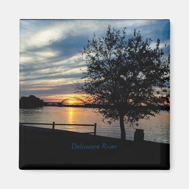 Delaware River, scenic photograph, Magnet (Front)