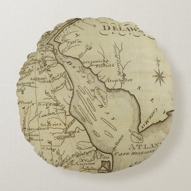 Delaware Round Pillow (Front)