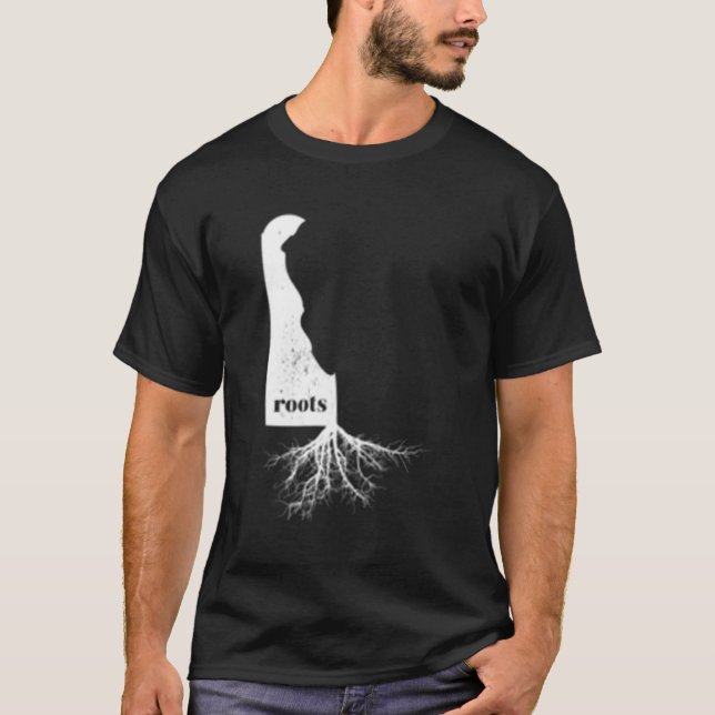 Delaware S Roots State Love T-Shirt (Front)