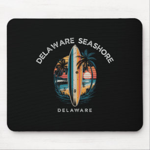 Delaware Seashore Delaware Men Women Surfing  Mouse Pad