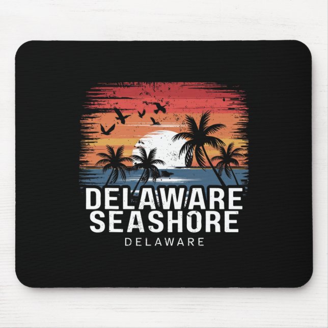 Delaware Seashore Delaware Surfing Surfer  Mouse Pad (Front)
