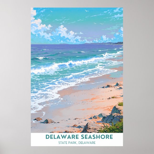 Delaware Seashore State Park Poster (Front)