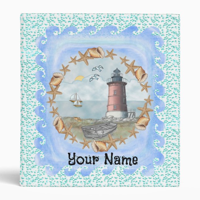 Delaware Shells Lighthouse  Binder (Front)