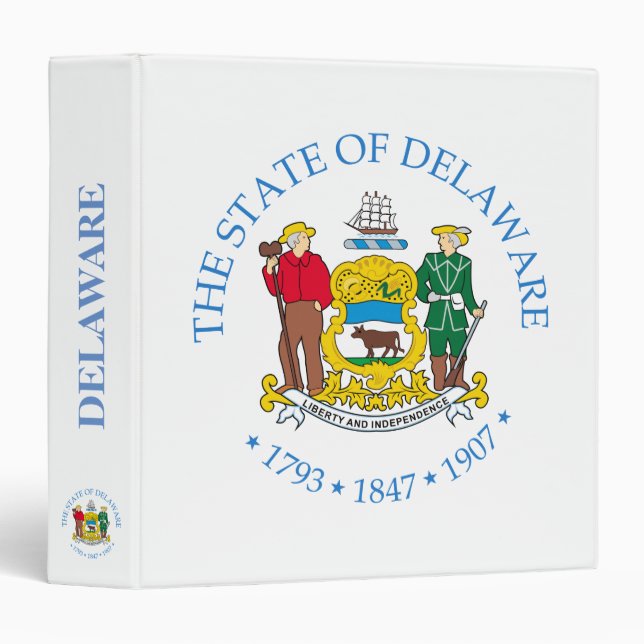 Delaware sign binder (Front/Spine)