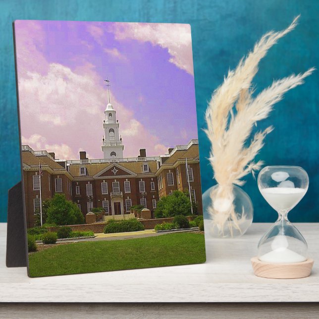 Delaware State Capital Plaque (Side)