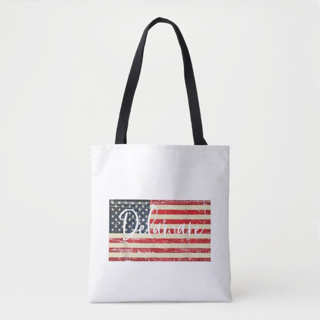 Delaware State Delawareans USA America  Tote Bag (Front)