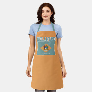 Delaware State Flag Aprons