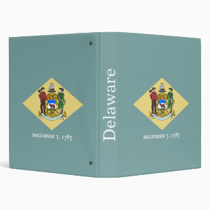 Delaware State Flag Binder
