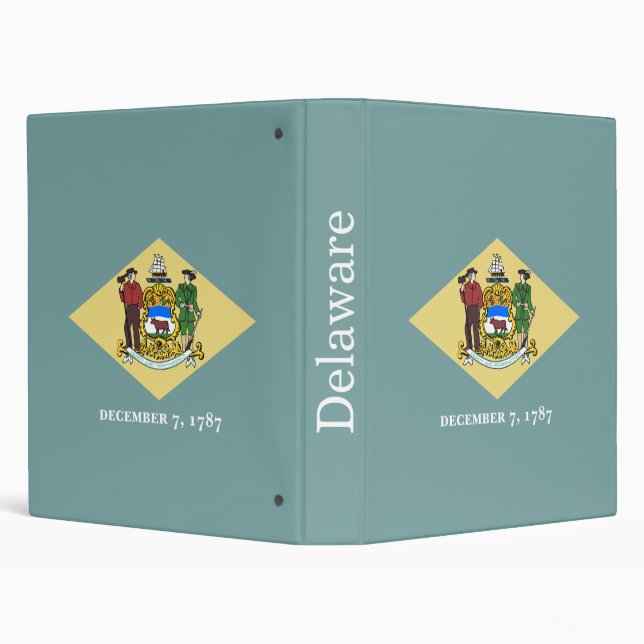 Delaware State Flag Binder (Background)