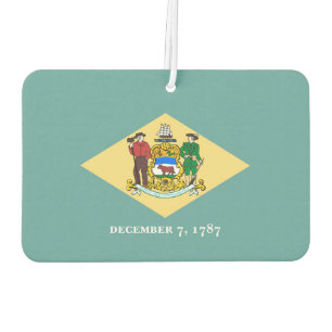 Delaware State Flag Design Car Air Freshener