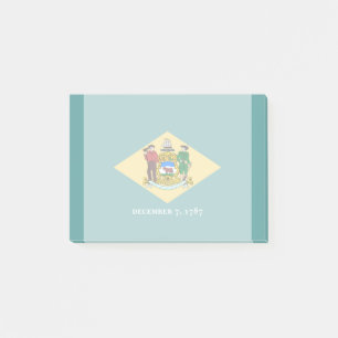 Delaware State Flag Design Post-it Notes