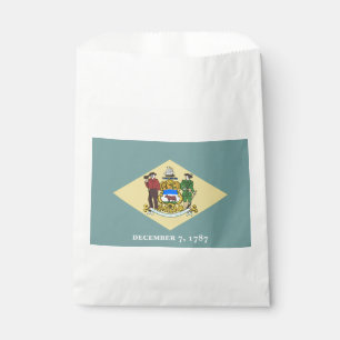 Delaware State Flag Favour Bag