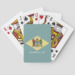 Delaware State Flag Playing Cards