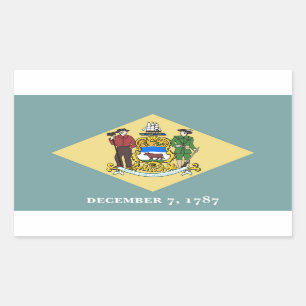 Delaware State flag Sticker