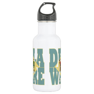Delaware state flag text 532 ml water bottle