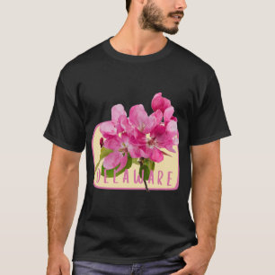 Delaware State Flower Peach Blossom Sticker 3 T-Shirt