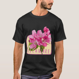 Delaware State Flower Peach Blossom Sticker 3 T-Shirt