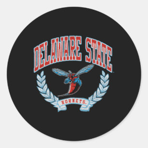 Delaware State Hornets Victory Classic Round Sticker