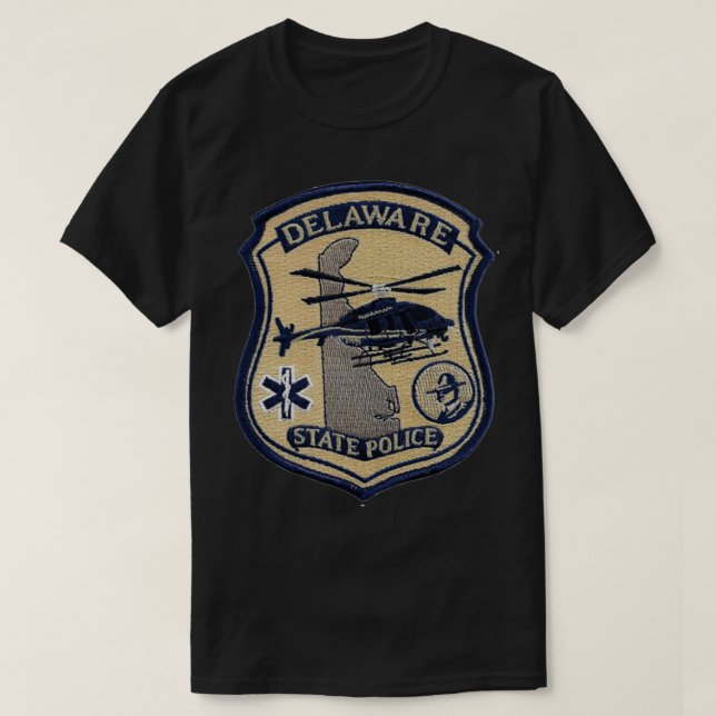 Delaware State Police Air Unit T-Shirt (Design Front)
