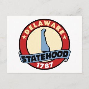 Delaware Statehood Gifts and Tees Postcard