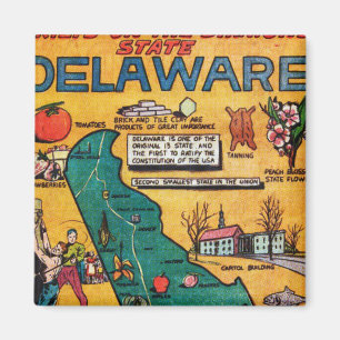 Delaware the Diamond State Magnet
