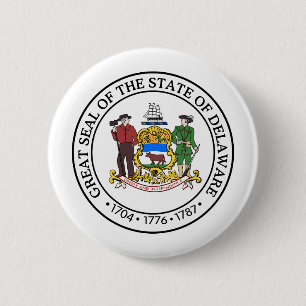 Delaware, USA 2 Inch Round Button