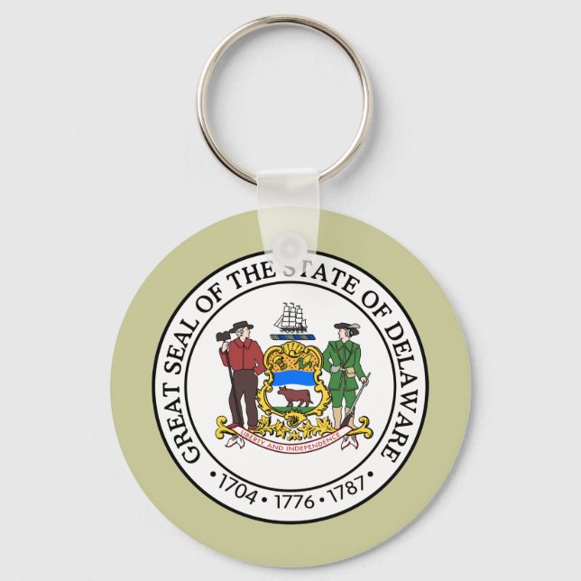 Delaware, USA Keychain (Front)
