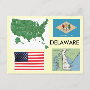 Delaware, USA Postcard