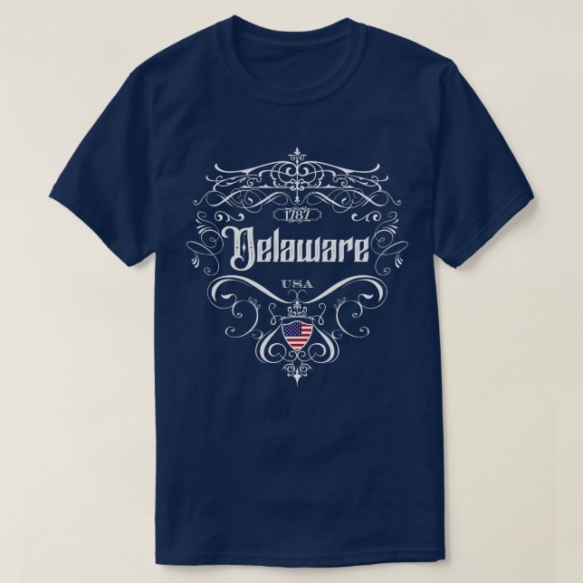 Delaware Vintage design 1 T-Shirt (Design Front)