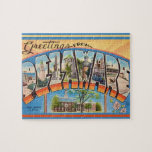 Delaware Vintage Postcard  Jigsaw Puzzle<br><div class="desc">A wonderful vintage postcard from the State of Delaware repurposed!</div>