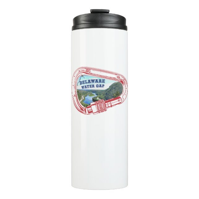 Delaware Water Gap Climbing Carabiner Thermal Tumbler (Front)