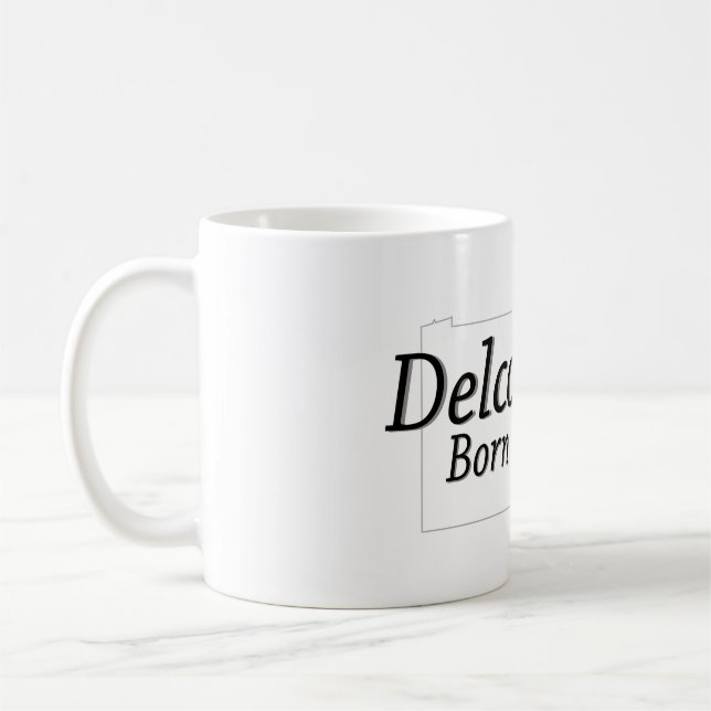 Delco Born and Raised Coffee Mug (Left)
