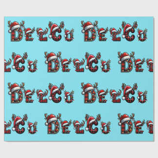 delco Christmas Wrapping Paper