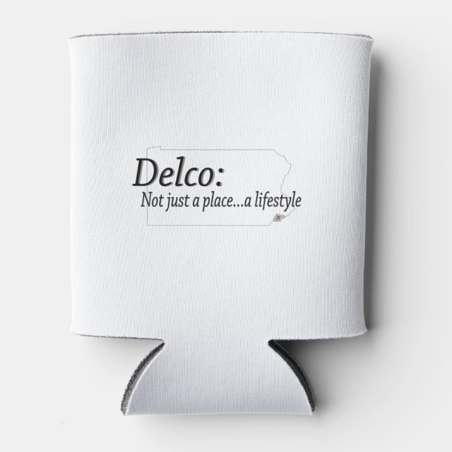 Delco Lifestyle Can Cooler (Front)