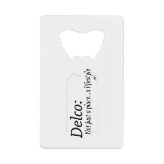 Delco Lifestyle Credit Card Bottle Opener