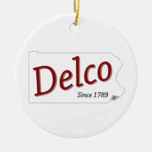 DELCO (R) since 1789 Ceramic Ornament